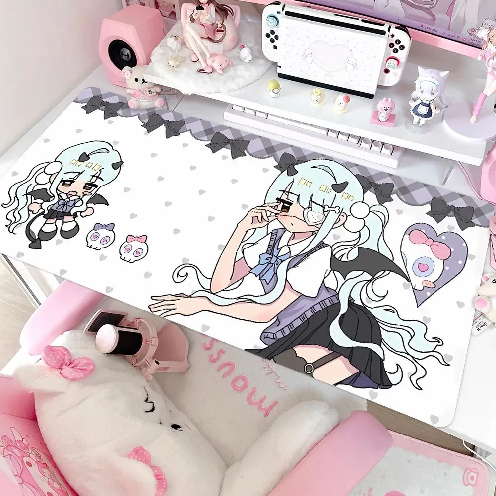 Gaming Accessories For Pc Setup - Super Cute Angel Girl Mouse Pad