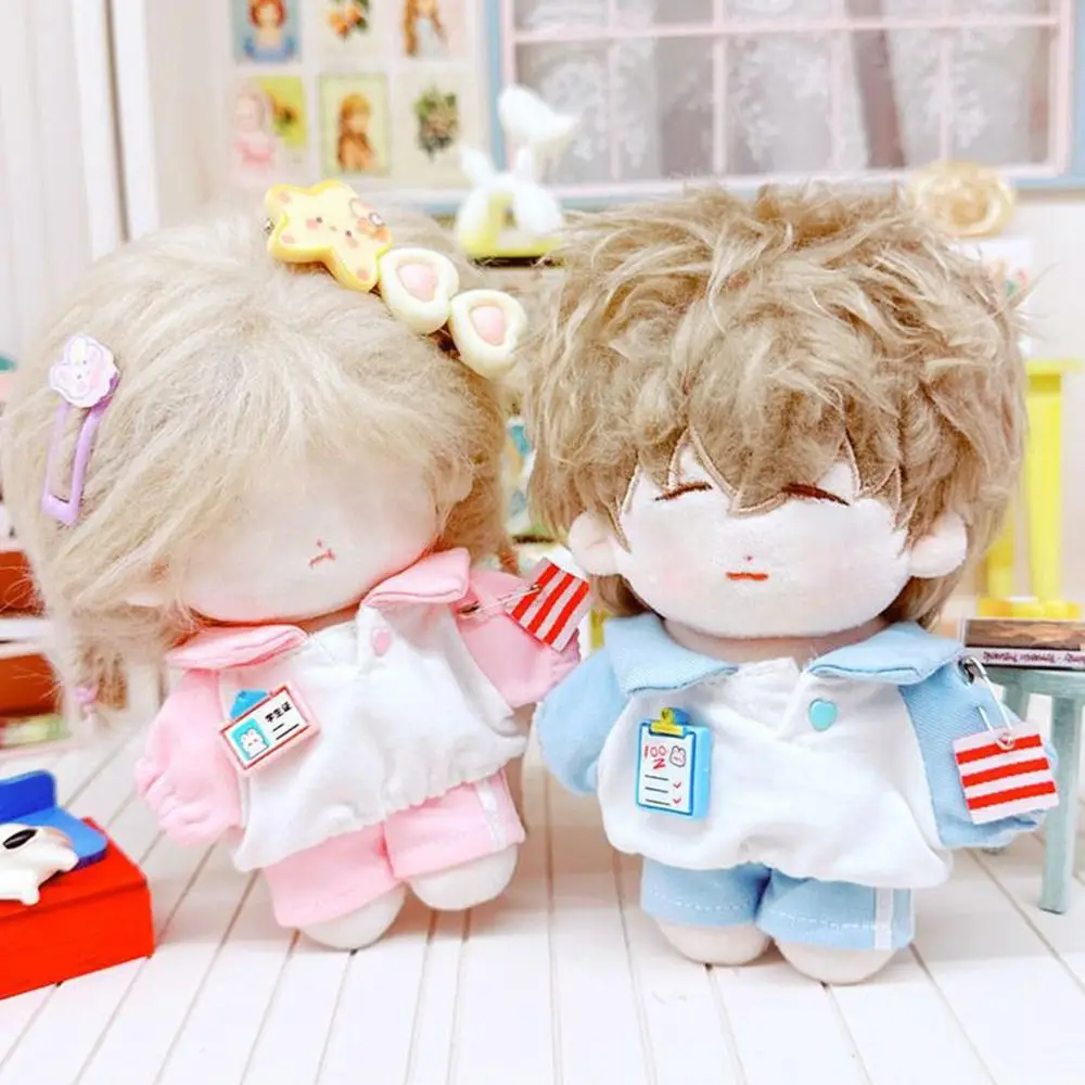 10CM Cotton Doll Clothes Cute Bodysuit Pajamas Soft Tops Hoodies Pants Suit For Idol Dolls Accessories Doll Crawling Suit Toys