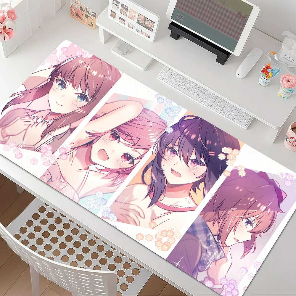 Game Mouse Pad Anti Slip Rubber Edge Locked Thickened Laptop Gaming D-DDLC Desk Mat