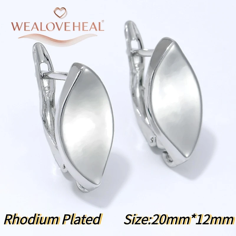 schmuckherstellung zubehör, 18K vergoldete Messing-Ohrhaken mit Marquise-Verschluss, glatt poliert, minimalistisch, für DIY-Ohrhänger-Bastelbedarf – Detail 20