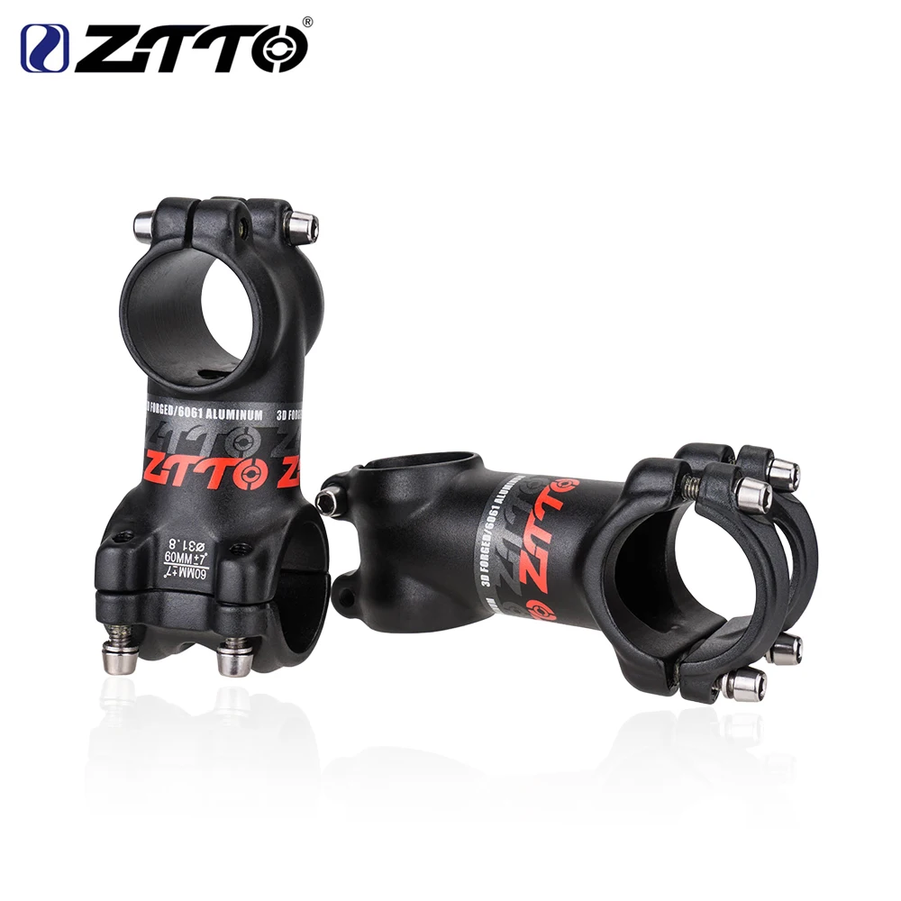 ZTTO 31.8mm Bicycle Handlebar Bike Stem High-Strength Lightweight 7 Degree for XC AM MTB Mountain Road Bike part