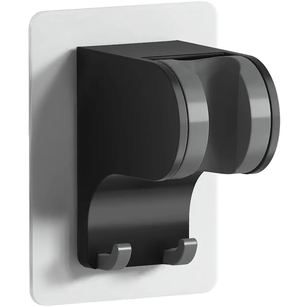 

Прочный самоклеящийся держатель для ручной душевой лейки без сверления, 50 шт. ° Регулируемый настенный держатель для душевой лейки с крючками, водонепроницаемый