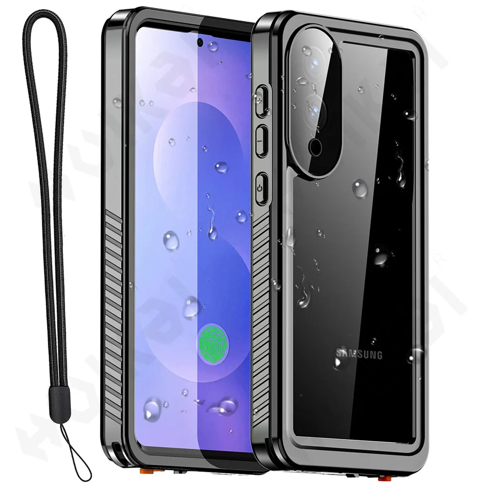

IP68 Shellbox Waterproof Case For Samsung Galaxy S25 Edge S23 S24 Ultra FE A56 A36 A55 5G Aluminum Swimming Phone Luxury Cover
