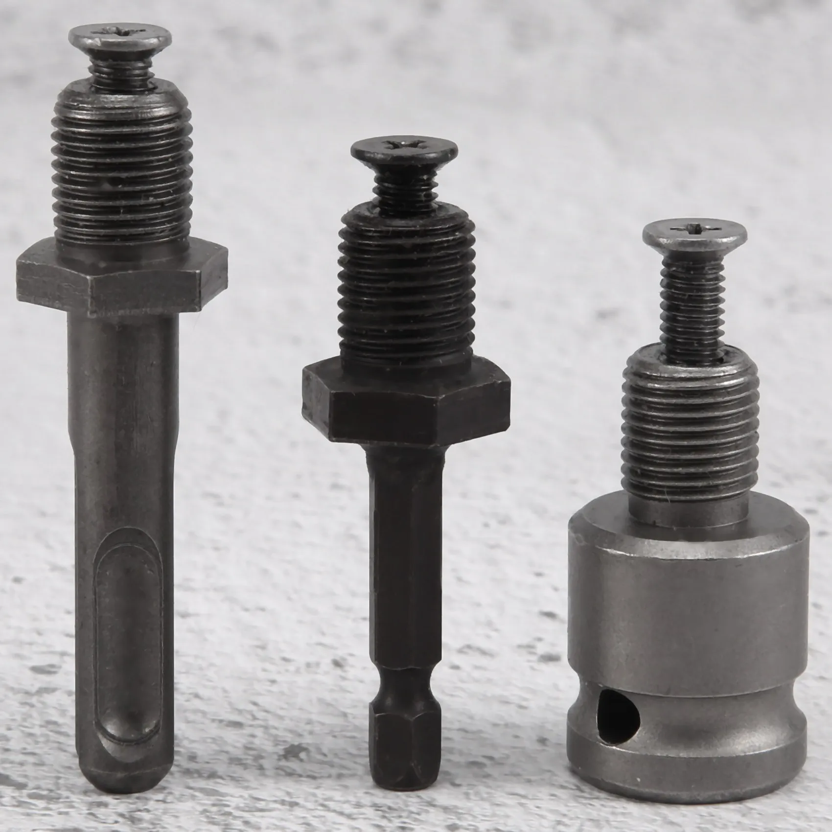 

BHTS-3-16Mm Drill Chuck Converter 1/2Inch- 20UNF Thread Quick Change Adapter SDS-Plus 1/4Inch Hex Shank 1/2Inch Socket