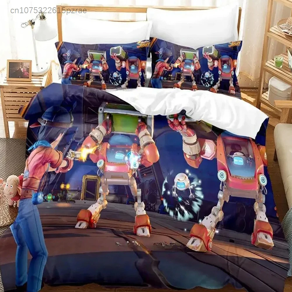 3d Print Anime Game My Time At Sandrock Bedding Set Single Twin Full Queen King Size Bed Set Adult Kid Bedroom Duvet Cover Sets