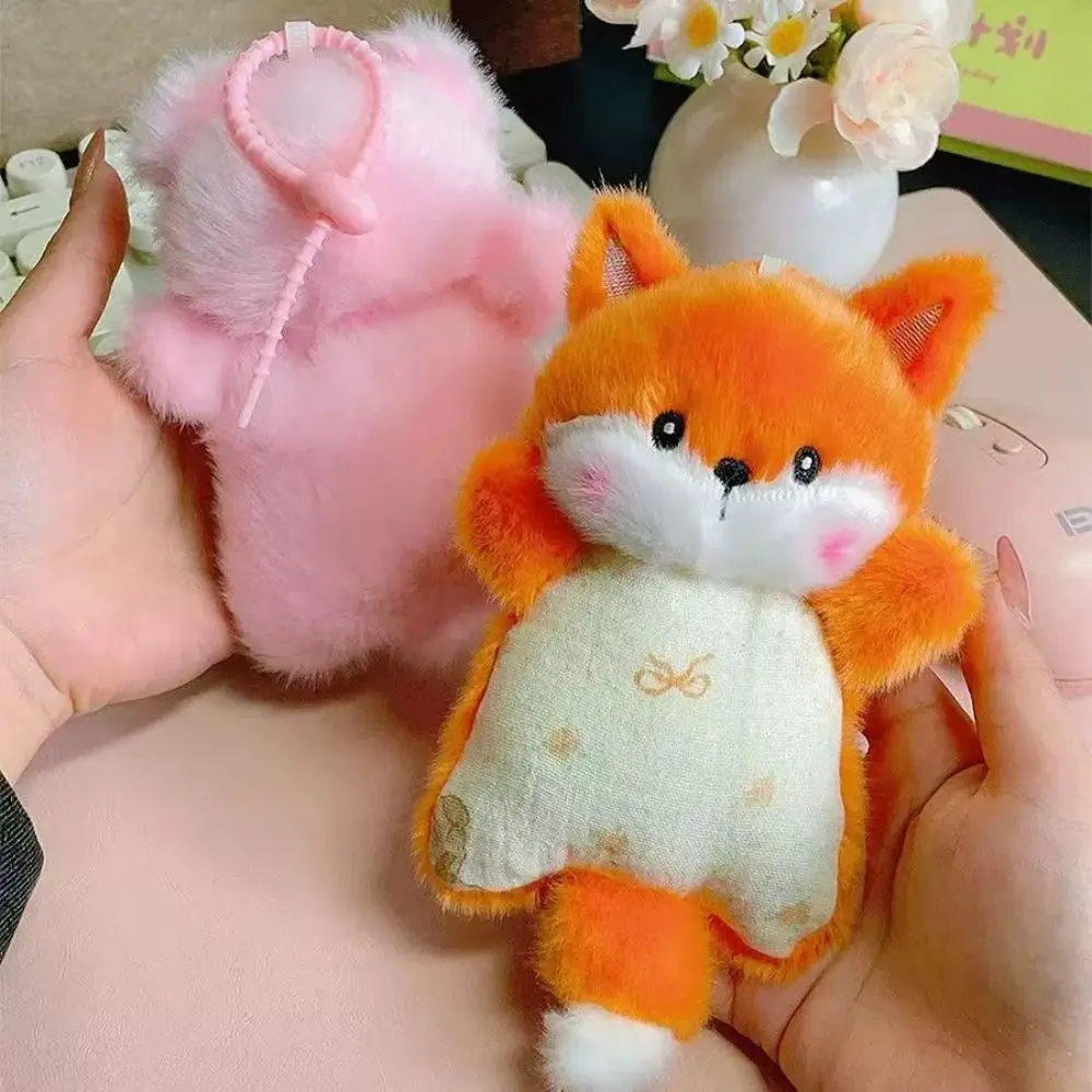 Mouse Wrist Pad Plush Bean Bag Panda Rabbit Stuffed Animals Animal Doll Pendant Bear Dog Multi-functional Plush Keychain