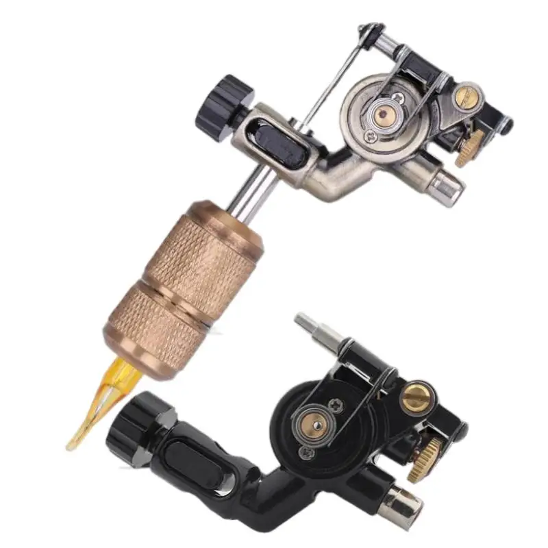 Professional Alloy Rotary Tattoo Machine Set Eyeliner Shading Adjustable Speed For Tattoo Artists Cosmetic Studios