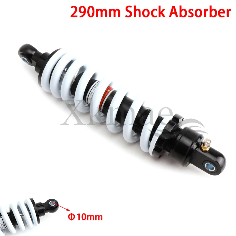 High quality 290mm motorcycle rear shock absorber adjustable mud pit suitable for bse t8 kayo crf klx yzf after bike collision