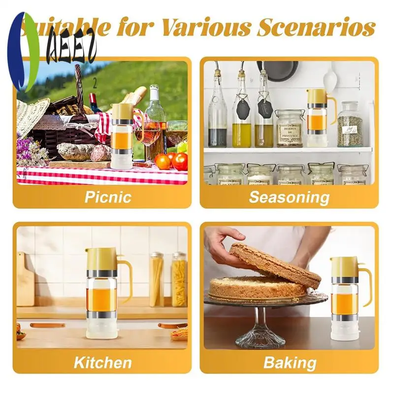 

AEE2-2Pcs 10OZ/300Ml Honey Dispenser No Drip - Syrup Pump Dispenser For Coffee, Mini Honey Jars For Coffee Syrup Dispenser