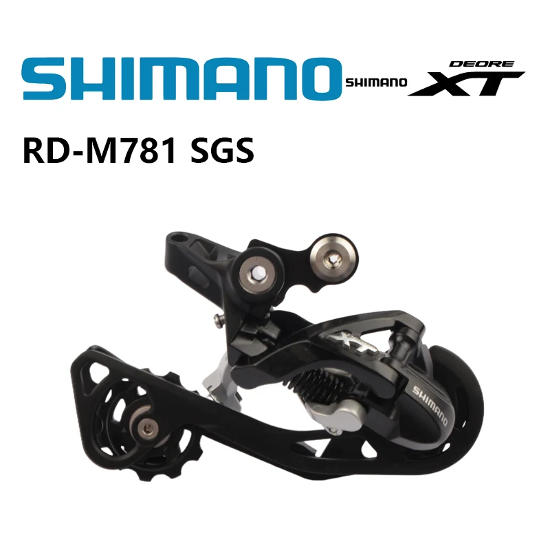 

Задний переключатель Shimano DEORE XT RD-M781-SGS 10S/30S для горного велосипеда MTB, оригинальная часть велосипеда Shimano
