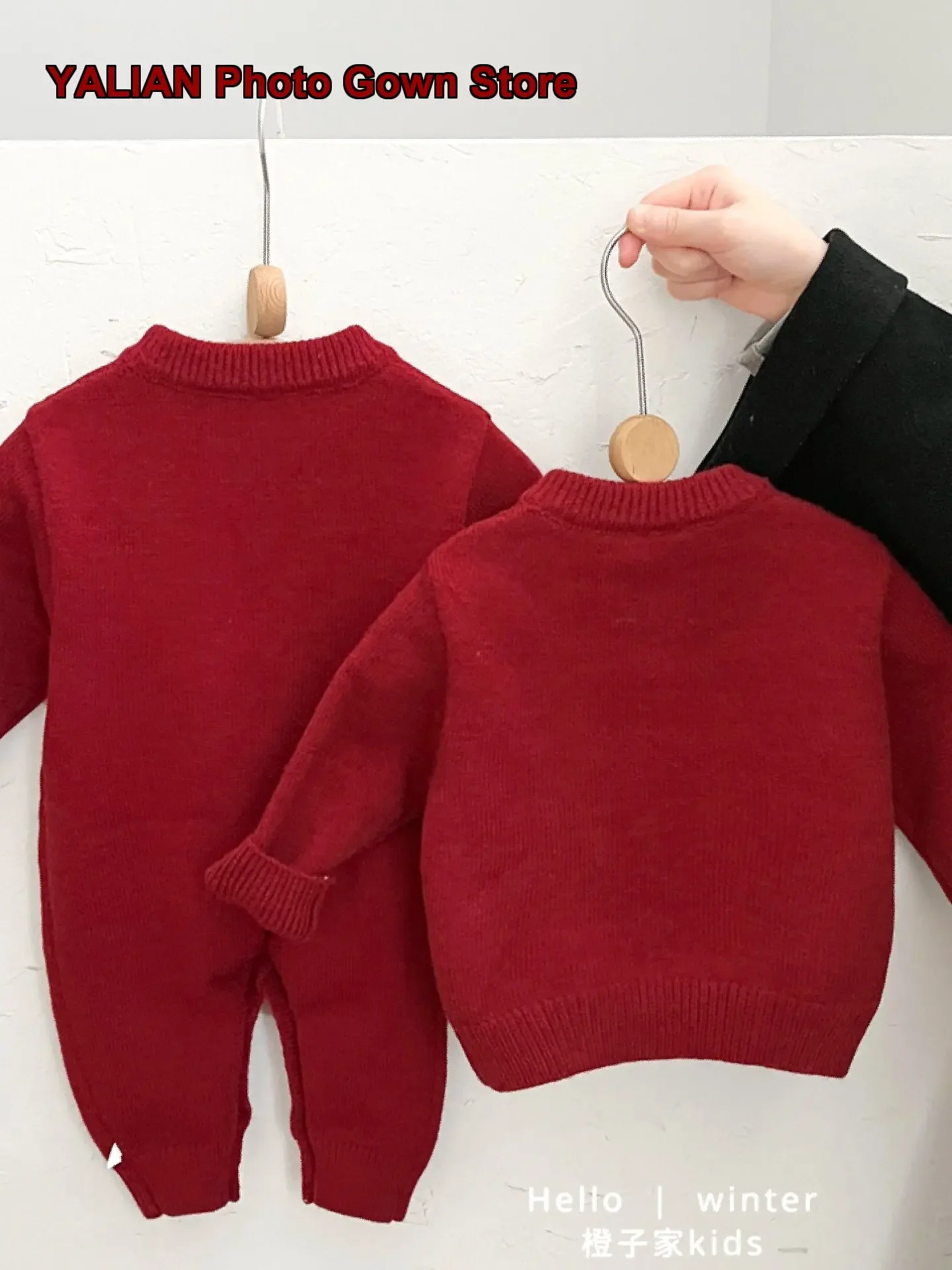 Baby Boy Knit Winter Girls Cartoon Onesie Romper Infant Warm Knit Cardigan