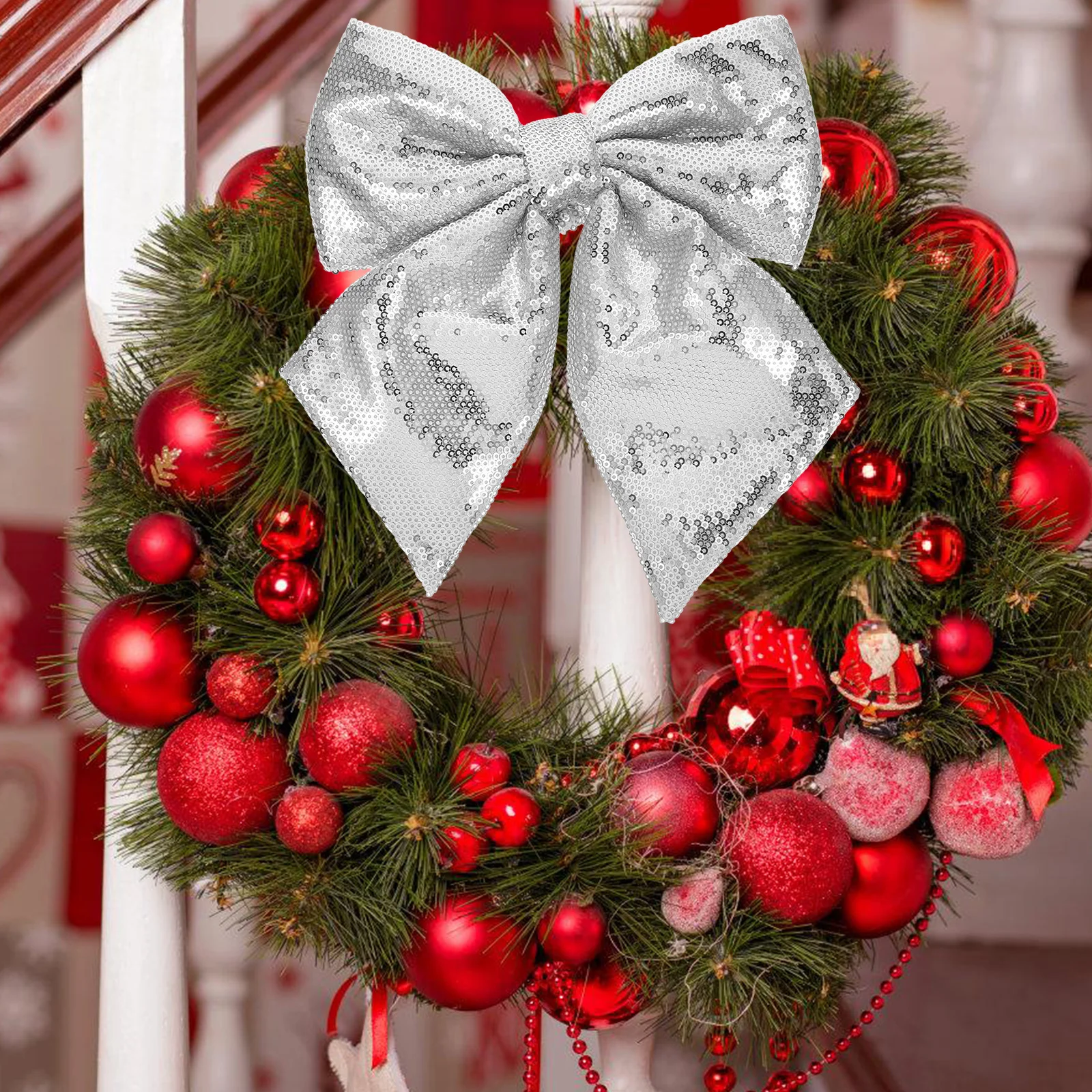 

Christmas Tree Ornaments Decor Decorative Bows Unique Bowknot Wedding Decorations