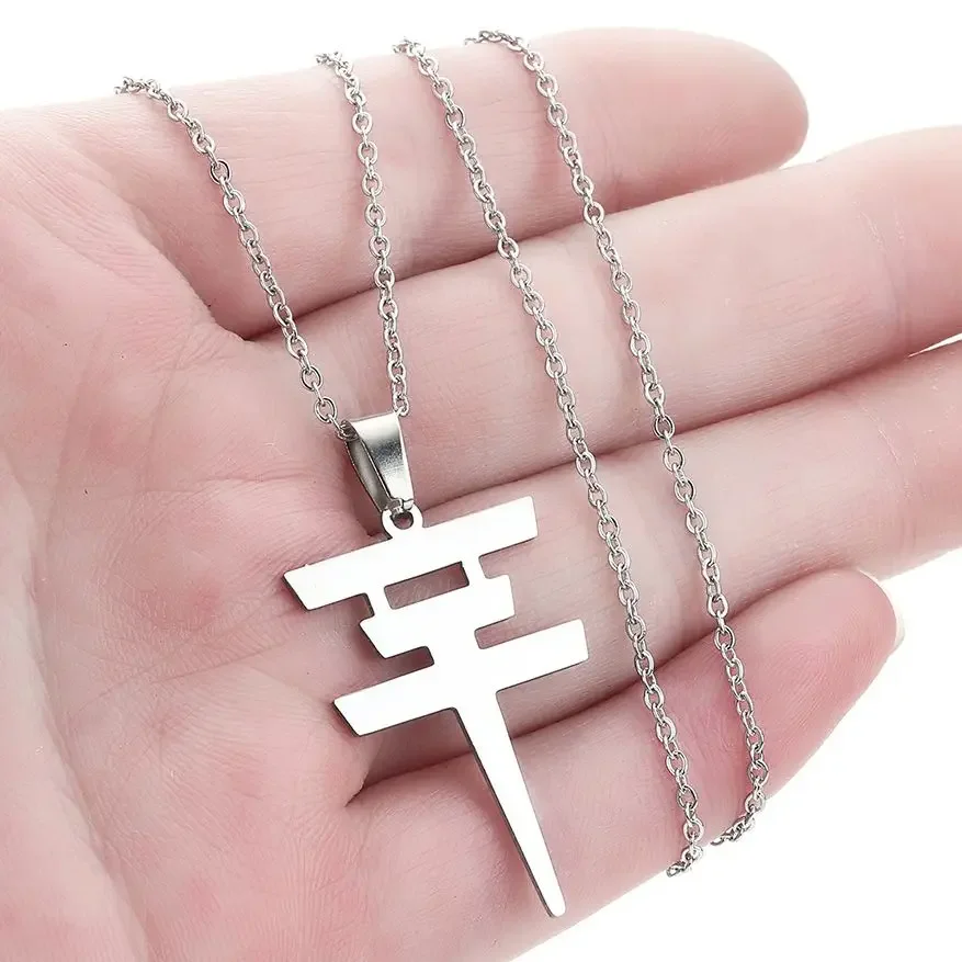 Tokio Hotel Pendant Necklace for Men Women Kpop Collar Collares Para Mujer Choker Stainless Steel Jewelry Korean Fashion Chain