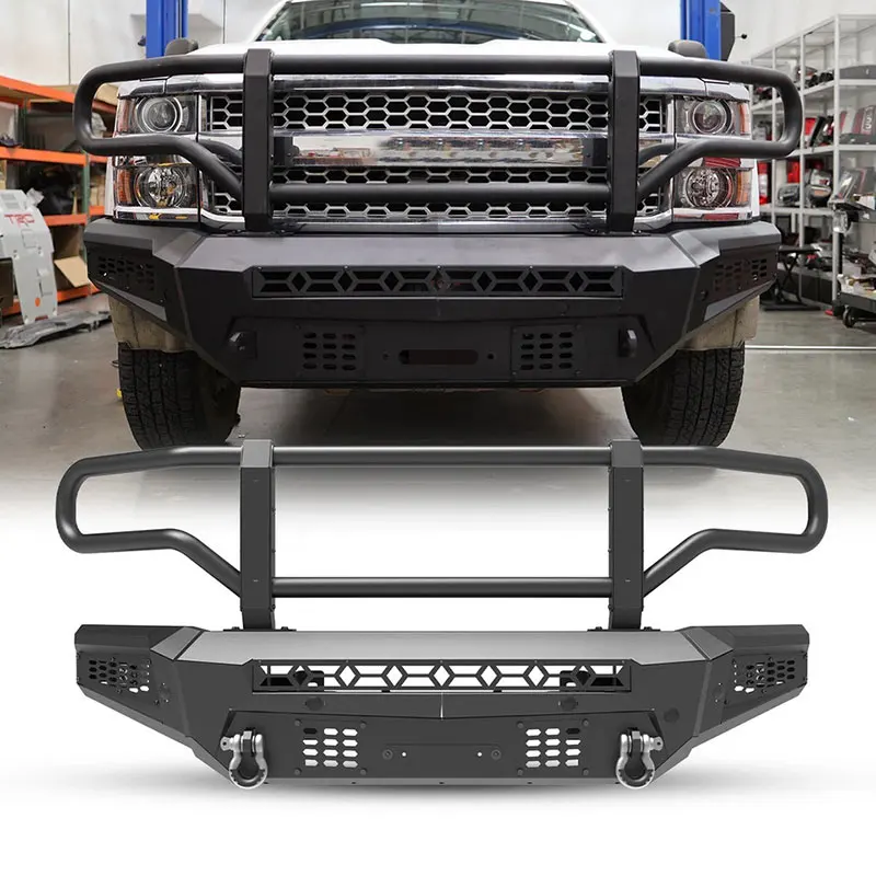 

Range Bumper Tubular Grill Guard Heavy Duty 68KG Bull bar for Silverado 1500 sierra