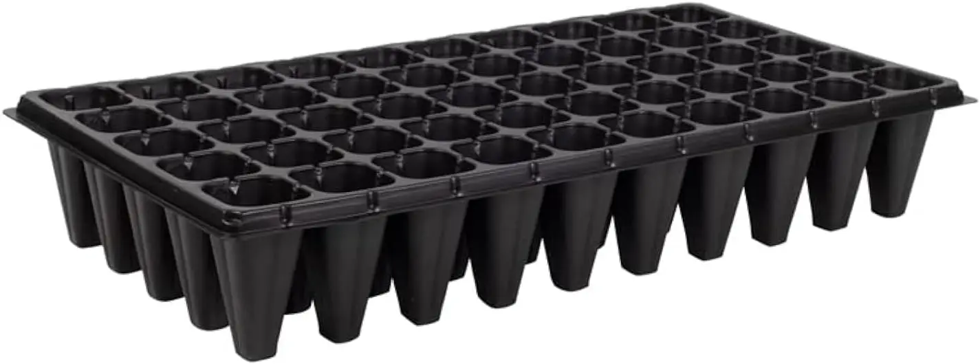 

RooTrimmer 50 Cell, 10pcs-Pack Thick Durable Seedling Plastic Nursery Trays (GGQB50, 10/20) 1