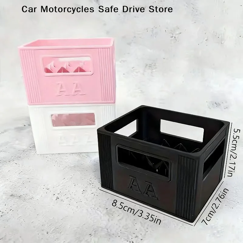 【CM】1Pcs 30/20 Compartments Large Capacity Durable Plastic Organizer 3D Printed Battery Storage Box for AAA/AA Batteries