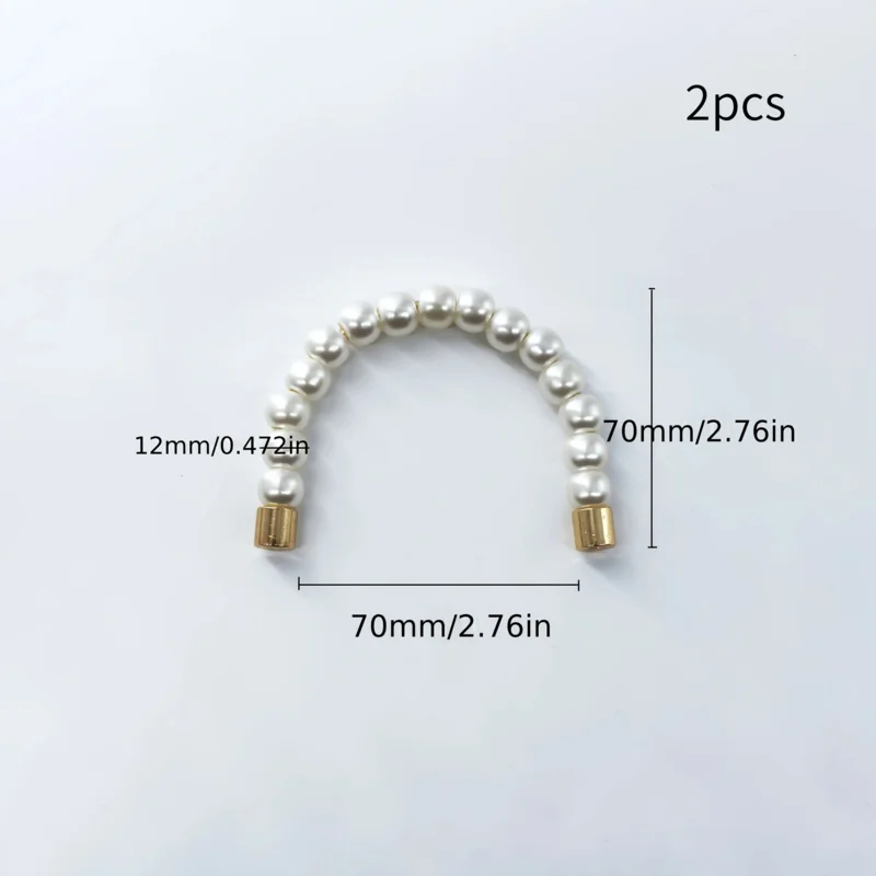 DIY 가방 액세서리, 지갑 제작 재료 - 비즈 장식품 U자형 손잡이, 선물 상자 및 와인 상자에 적합, DIY 지갑 M