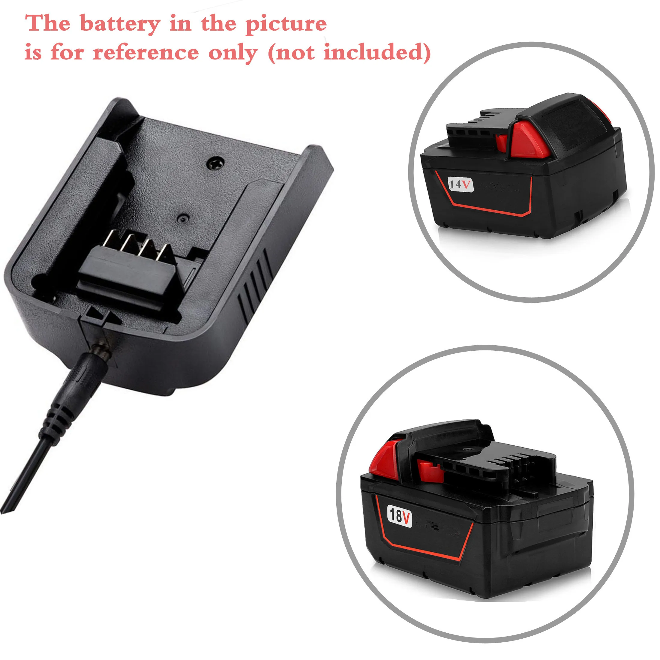 Li-ion Battery Charger 1A Charging Current for Milwaukee 14.4V 18V For M18 M14 Li-ion Battery Safe Charging High Quality Hotsel - view 2