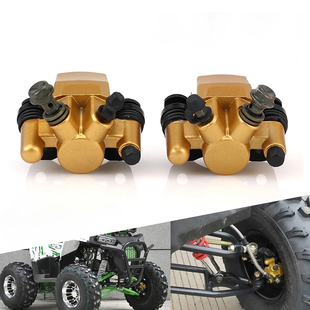 

Front Hydraulic Brake Caliper Set With Pads For 50cc 70cc 90cc 110cc 125cc ATV Quad Go Kart Replacement And Upgrade