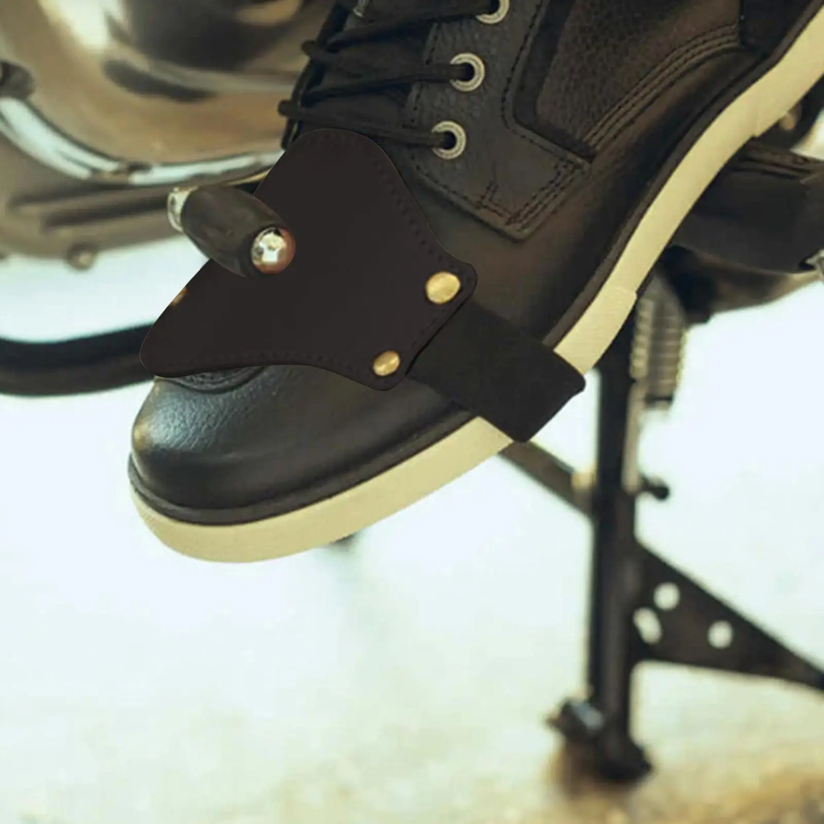 Motorcycle Boot Protective Covers Gear Shifter Shoe Insoles Waterproof Pads Scratch-Resistant Toe Caps for Rain Dirt Outdoor