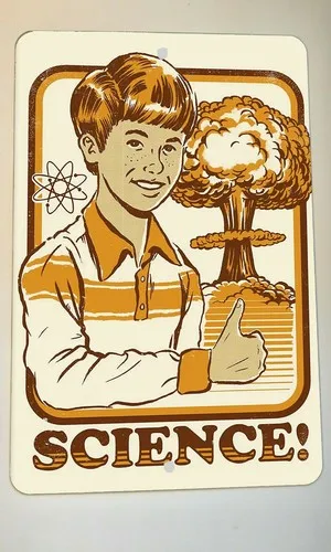 SCIENCE  Metal Wall Sign