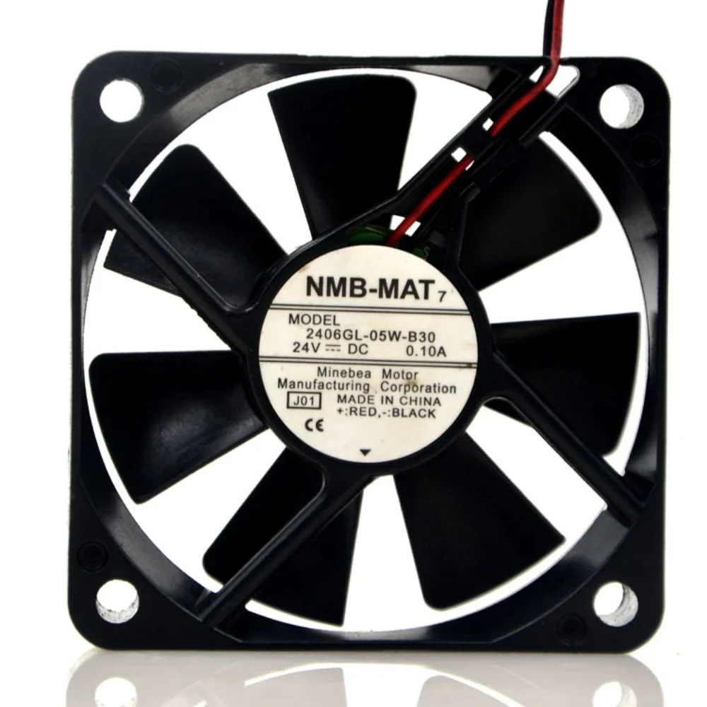 

2406GL-05W-B30 Server Fan for NMB High Air Flow Axial Double Ball CPU Power Supply Inverter Cooling Fan 24V 0.10A 6015 6CM