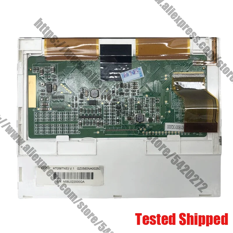 100% Original 5.6 Inch AT056TN53 V.1 AT056TN53 V1 Test LCD Panel Display SCREEN