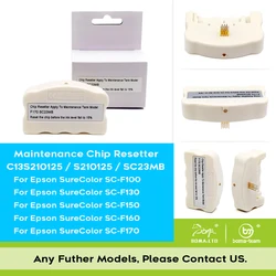 Chip Resetter For Epson SureColor F170 F100 F130 F160 SC-F100 SC-F130 SC-F160 SC-F170 Printer SC23MB Maintenance Tank