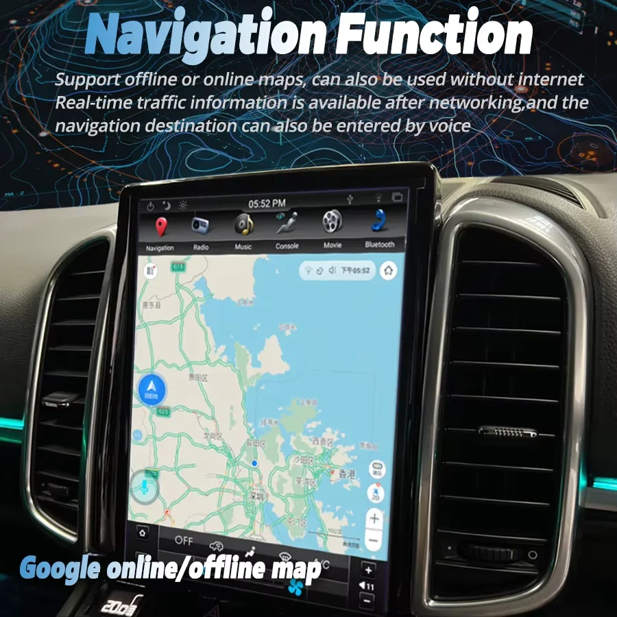 Für Porsche Macan 2007-2012 pcm3.1/pcm 2012 2017 Zoll Android Touchscreen Carplay Autoradio GPS Stereo Video Player DSP Head Unit