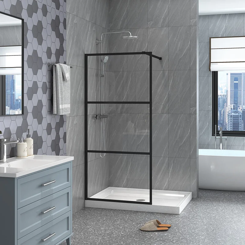 

Royo New Design KD Adjustable Portable Shower Screen/Wetroom/Walk in Shower Room Bathroom