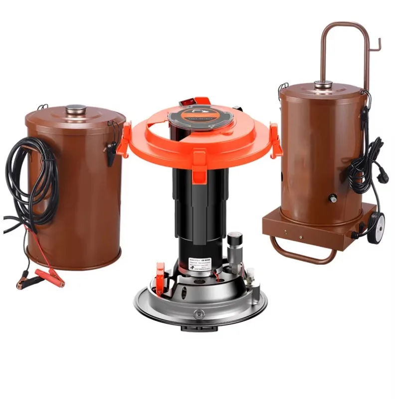 12/15/18L 24/220V Automatic Electric Barrel High Pressure Auto Lubrication Grease Filling Pump For Concrete Pump