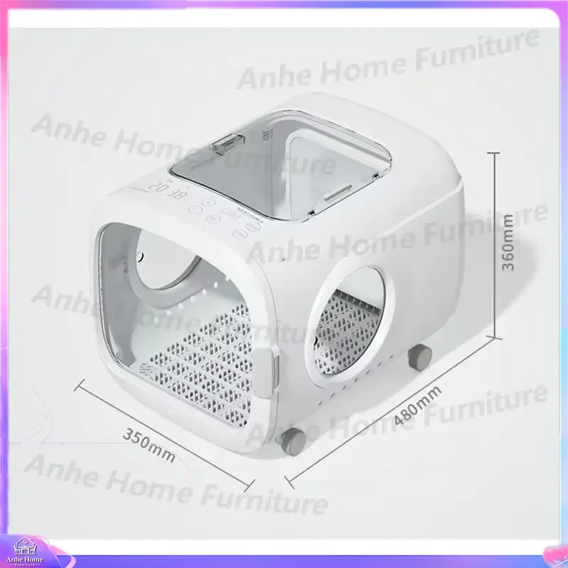 Intelligent Automatic Pet Drying Box Ultra Quiet 360 Degree Airflow Temperature Control Dog Cat Hair Dryer for Pet Grooming