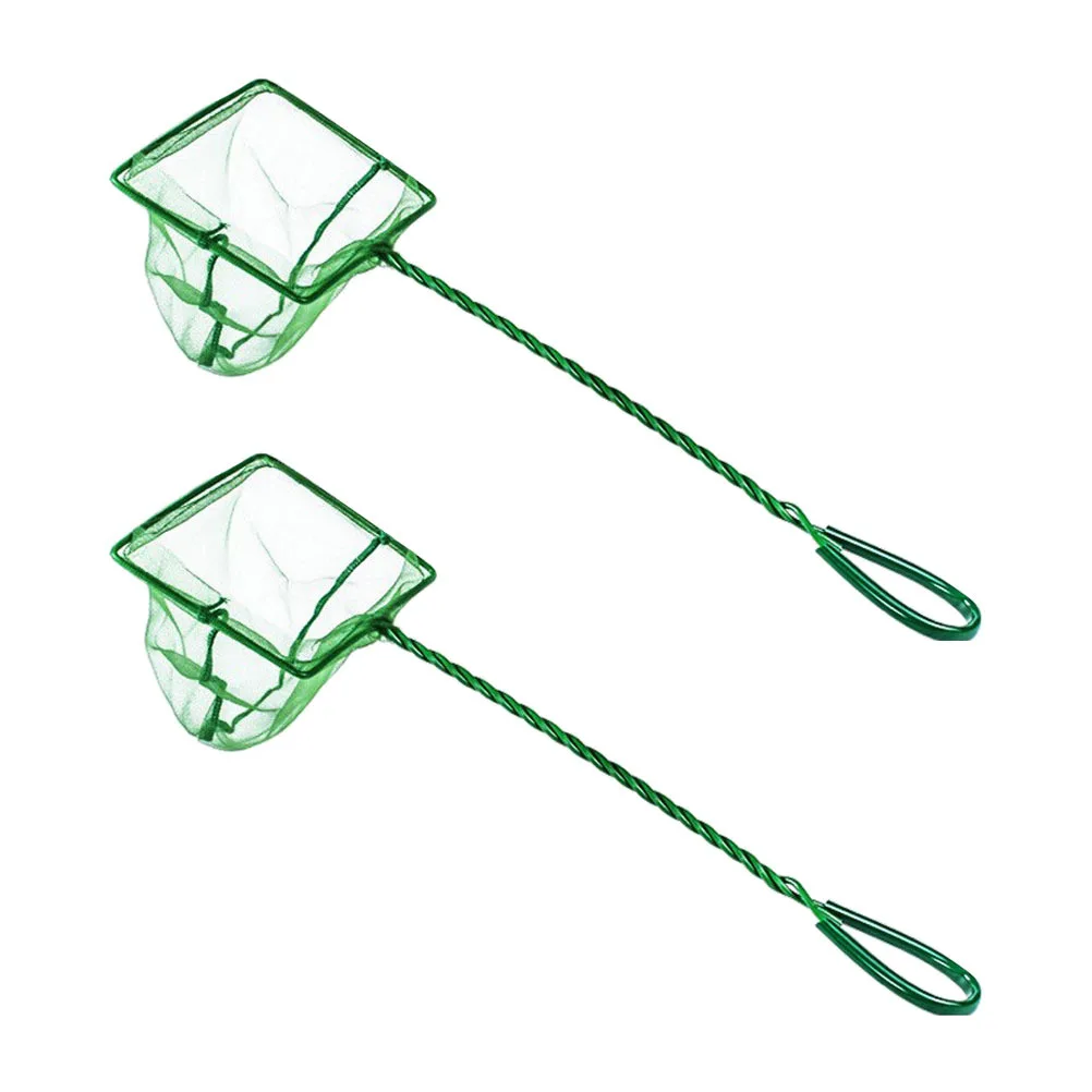 

2Pcs Large Fishing Landing Nets Portable Multipurpose Use Fish Tank Aquarium Catching Nets Comfortable Non Slip Handle
