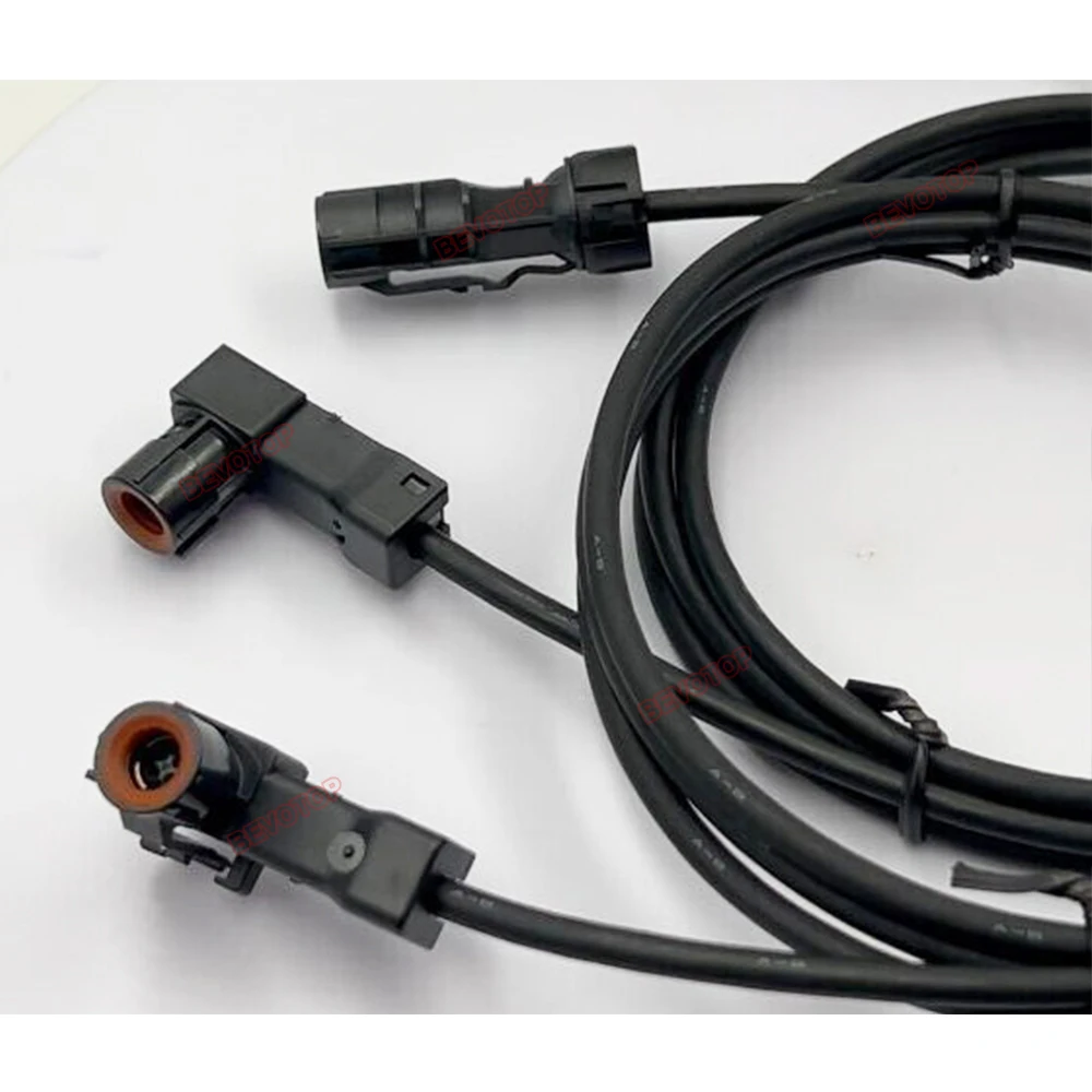 

1PCS Waterproof HSD LVDS Cable Black A Female to A Female Right Angle 90° Jack 4 Core 535 LVDS Wire Harness BEVOTOP Auto Cable