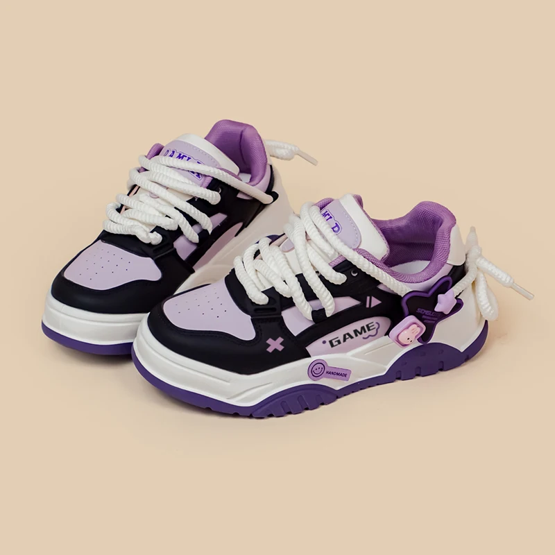 Amy and Michael 2023 Original Design Trend Chunky Casual Sneakers Female Women Sports Trainers Cute Girls Students Low Top Shoe