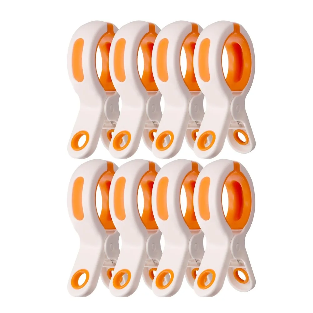 Strandtuch-Clips für Strandstühle und Kreuzfahrt, robuste Kunststoff-Clips zum Liegen im Pool, große Wäscheklammern zum Aufhängen von Kleidung