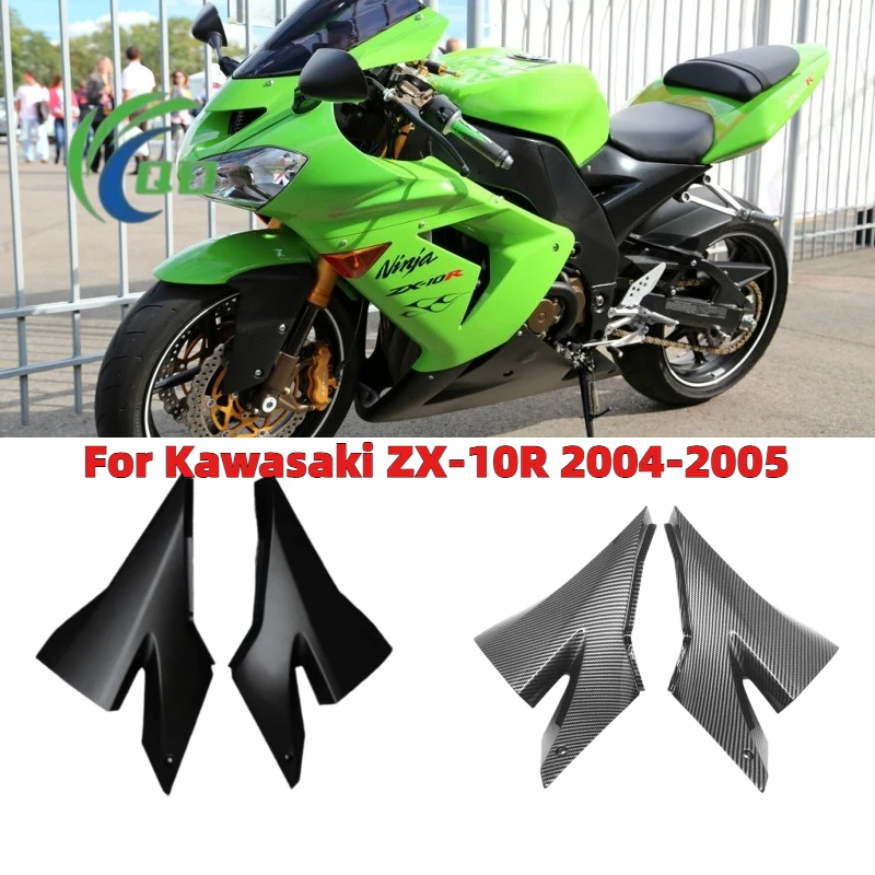 

Motorcycle Fuel Gas Tank Side Panel Cover Fairing Cowl Protector for Kawasaki ZX10R ZX-10R 2004 2005 ZX 10R Accessories Part