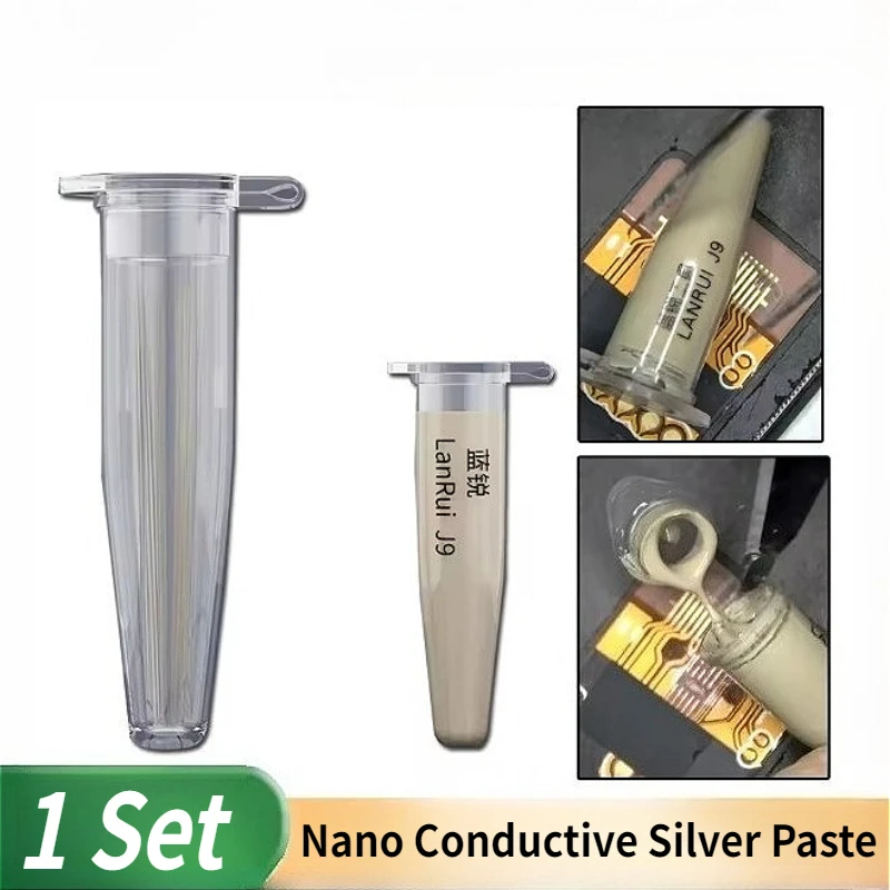 

Nano Conductive Silver Paste 0.8g for Phone Screen Repair - Fix Green/Yellow/White Screen Lines ITO Flexible Screens