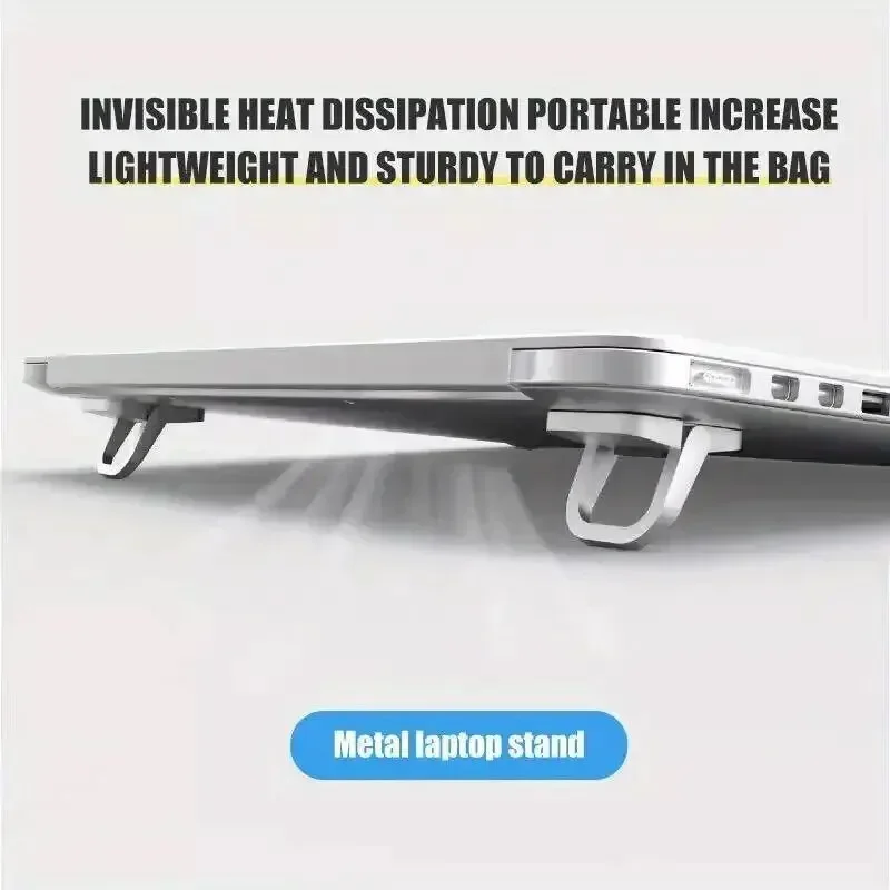 2pcsSetLaptop Stand for Computer Holder Mini Portable Legs for Macbook Huawei Samsung Xiaomi Dell ASUS Lenovo HP Lightweight