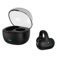 Ear Clip on Headphones 10MM Dynamic Driver HiFi Stereo Headset Waterproof Bluetooth-Compatible Bone Conduction Headset