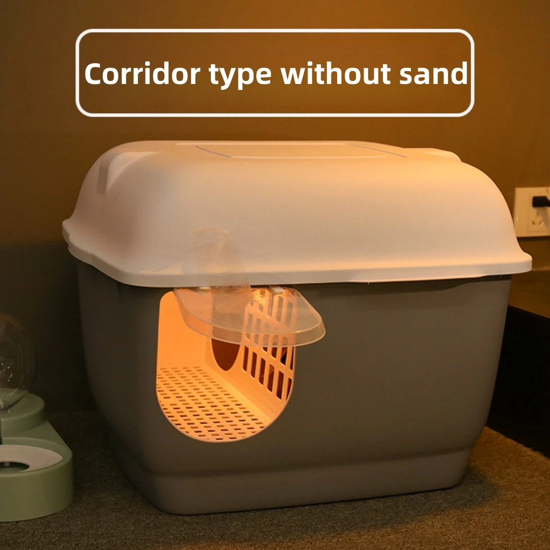 Corridor Type Large Long Passage Fully Enclosed With Sand Deodorant Oversized Litter Box