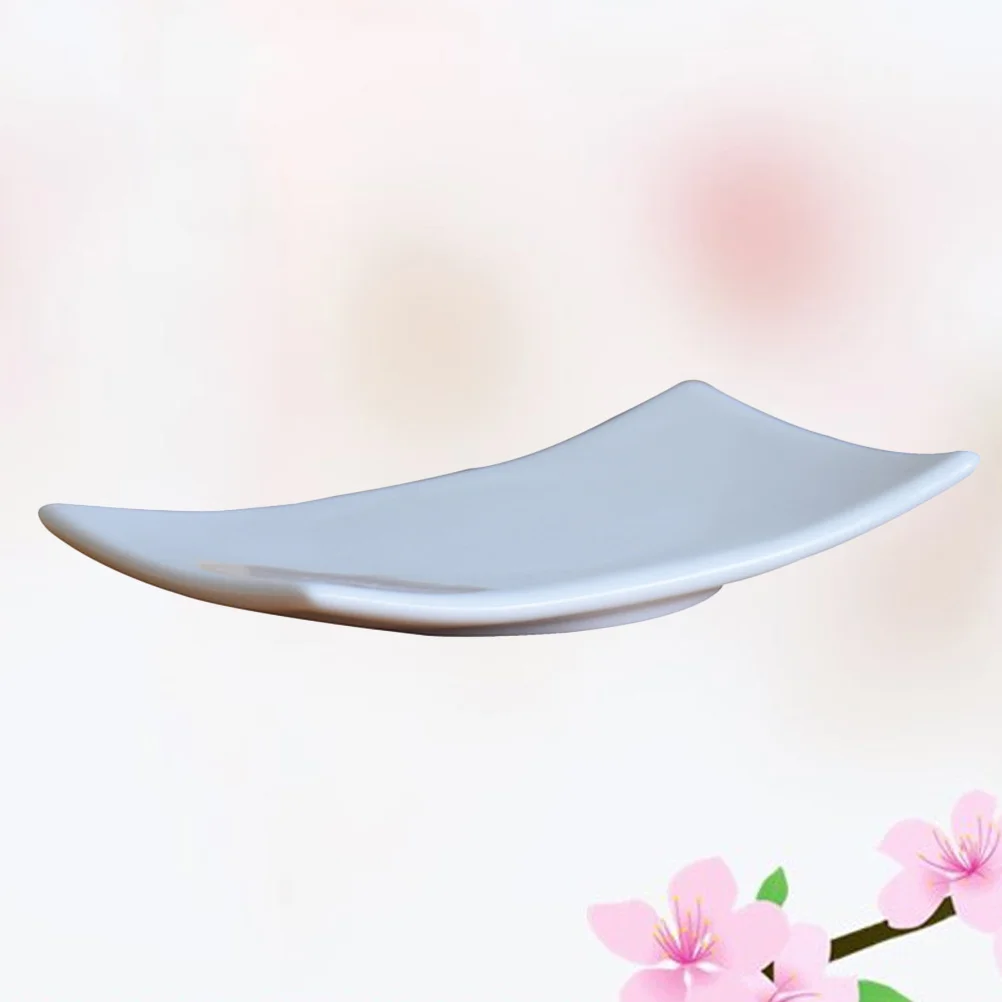 

Soap Box Ceramic Bathroom Storage Holder Waterproof Drain Tray for Bar Soap Organization Clean Countertop Design White