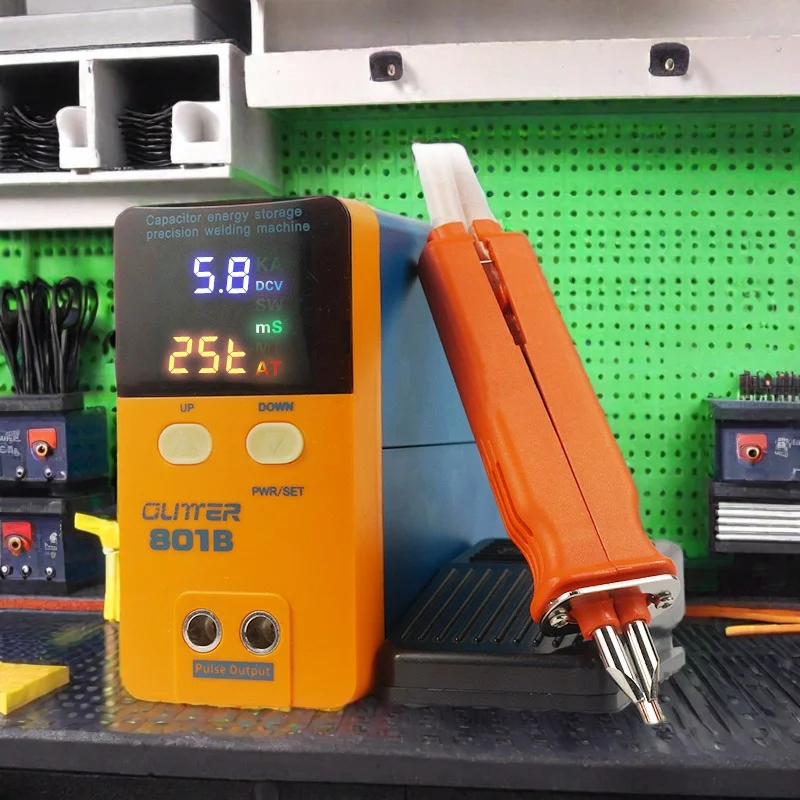 801B Lithium Battery Spot Welder 11.6 KW 119J Capacitor Inverter Energy Welding Machine Spot Weld Equipment with S70B Pen