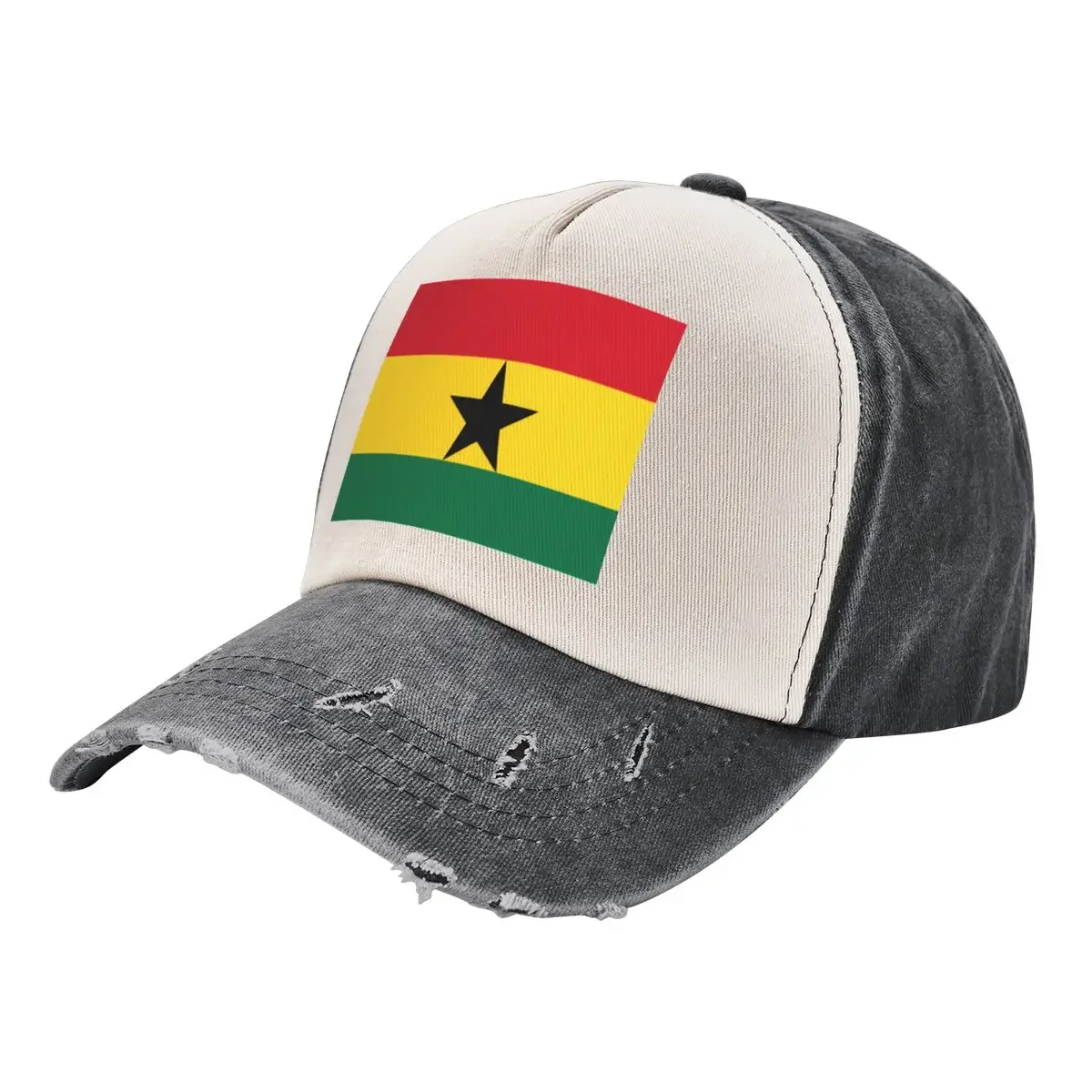 Flag of Ghana Baseball Cap Big Size Hat dad hat Men Hats Women's