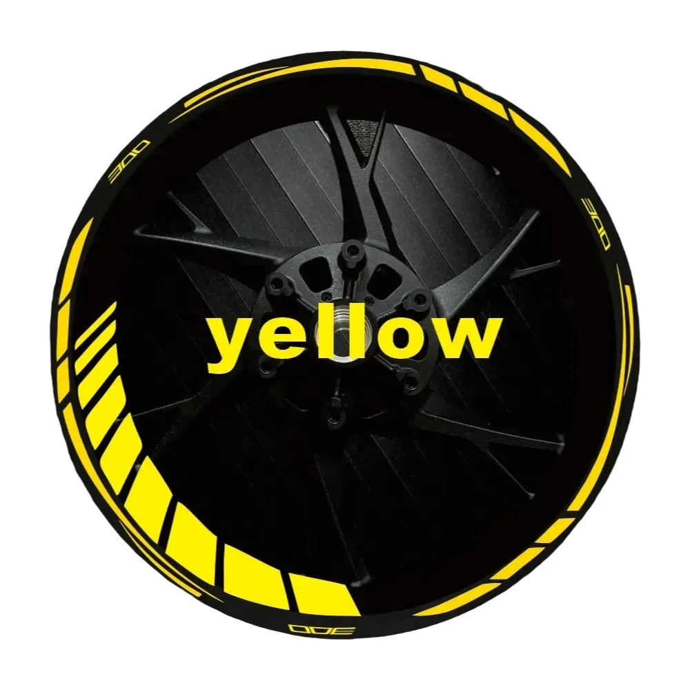 

Для KAWASAKI NINJA Z300 EX300 Z400 EX400 мотоцикла 17-дюймовая передняя и задняя наклейка на ступицу колеса водостойкие светоотражающие наклейки на обод