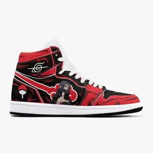 Naruto Anime -Basketball -Sneaker, Uchiha Itachi, Akatsuki, Cartoon -Druck, komfortable Schuhe, ungezwungenes Geburtstagsgeschenk 6 Hauptverkaufsschuh Naruto - №4