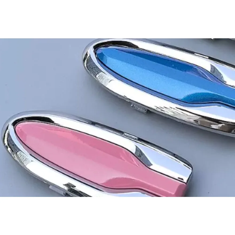 Side Fender Decorative Trim Cover Front Wing Ornament Molding For Chery Ant EQ1 New Energy Electric Vehicle Silver Blue Pink view 6