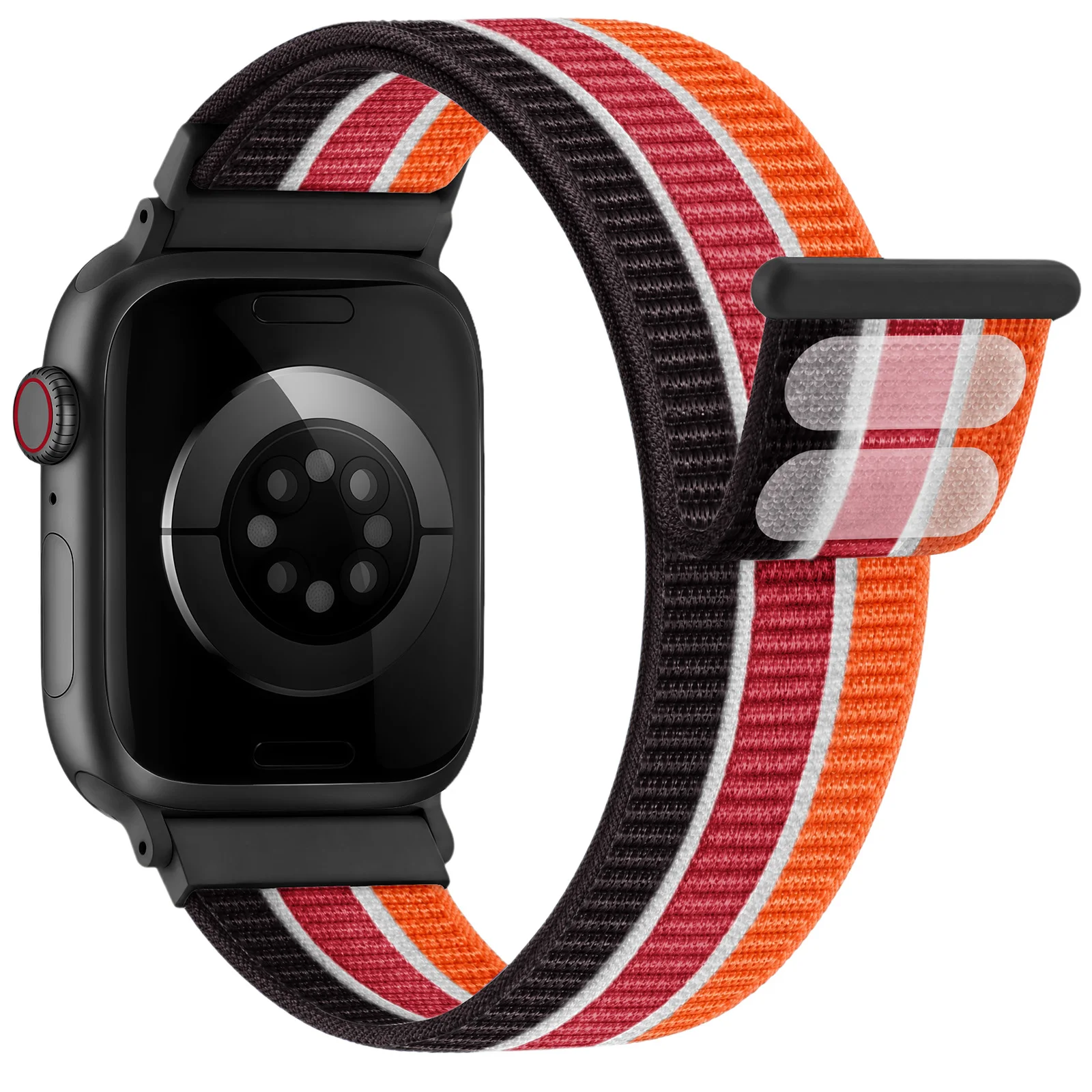 Sport-Nylonarmbänder für Apple Watch Band 46mm 45mm 44mm 42mm 40 41 mm 49mm Atmungsaktives Armband Correa Serie 11/10/9/8/7/SE/Ultra