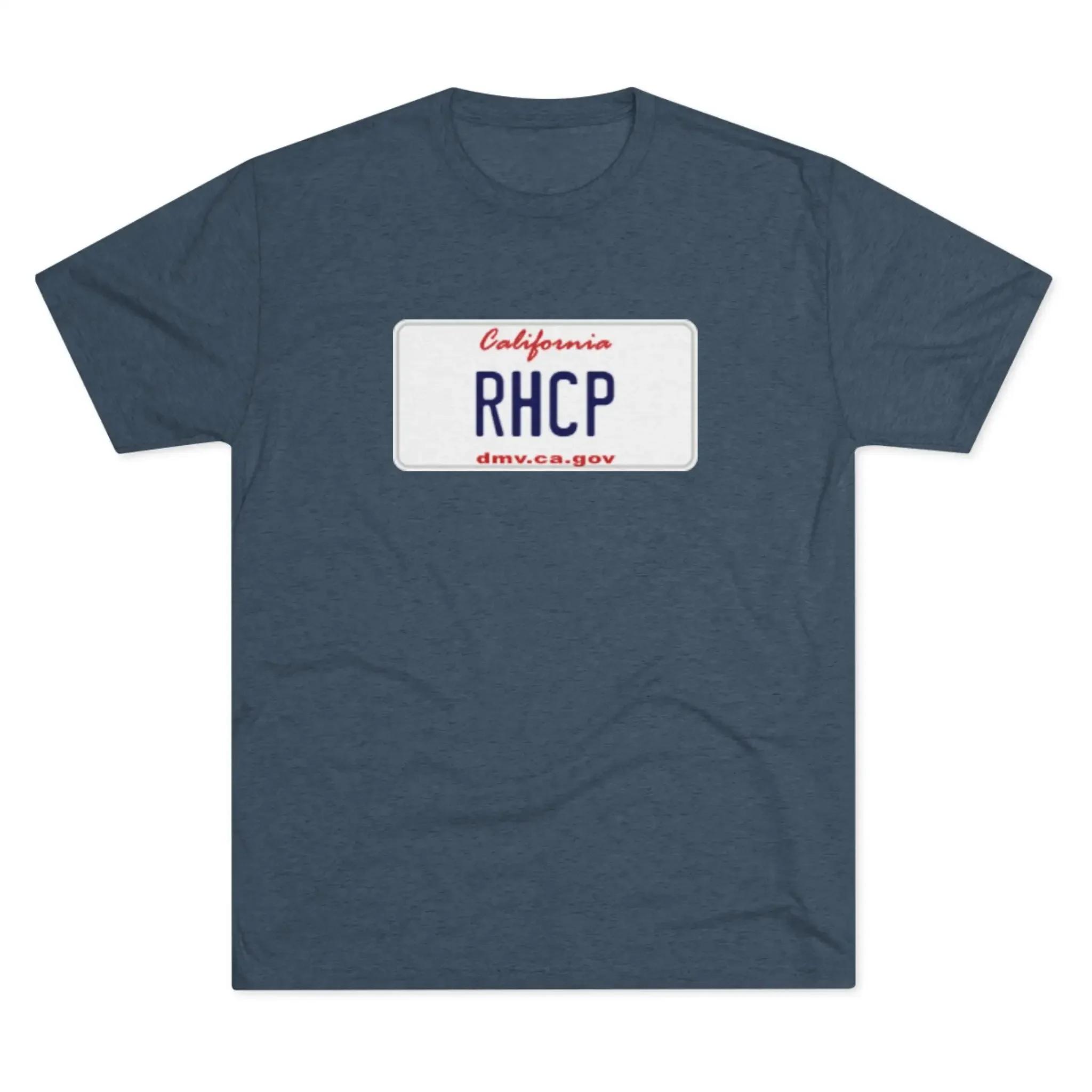 RHCP California License Plate Tri Blend T Shirt