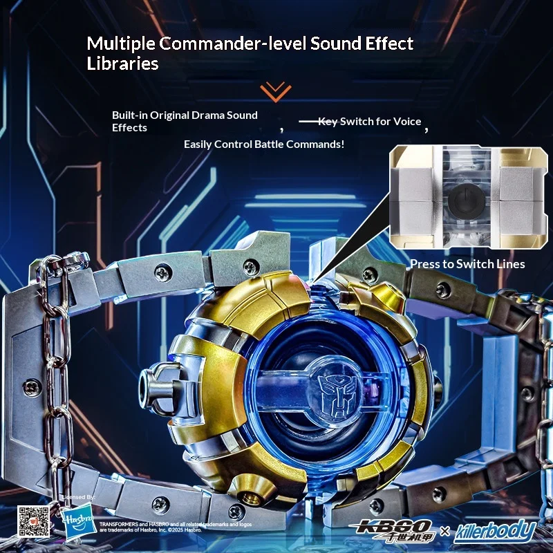 Transformers G1 Matrix Of Leadership Bluetooth Speaker 1:1 Skyreach Pillar Helmet Genuine Glow Anime Fiugre Collectible Toys view 6